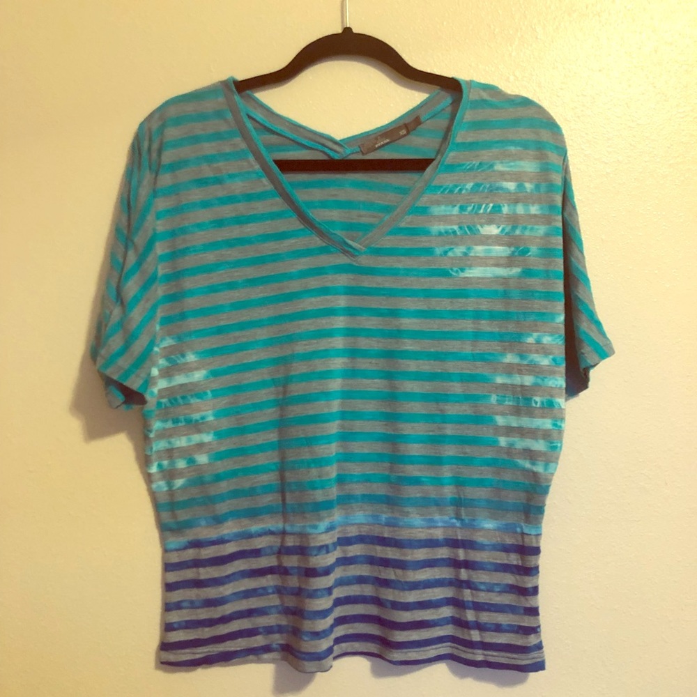 Blue Striped  Prana Dolman T-Shirt